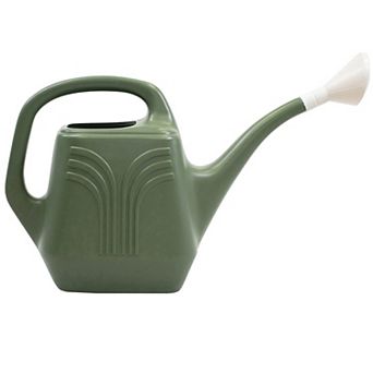 2 Gallon Watering Can Removable Nozzle Two Handles UV Stabilized Indoor Outdoor Gardening