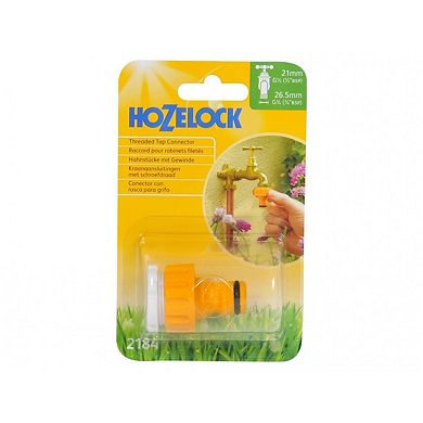 Hozelock 2184 Threaded Tap Connector 21-26.5mm (1/2-3/4in Bsp)