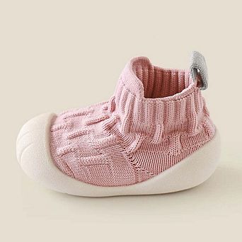 Unisex Patchwork Jacquard Pattern Soft-Sole Walking Shoes