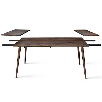 63" to 95" L Modern Rectangular Extendable Dining Table Kitchen Table for 6-8 People