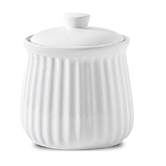 White Airtight Kitchen Canister