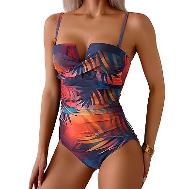 Tummy Control Bandeau Swimsuit