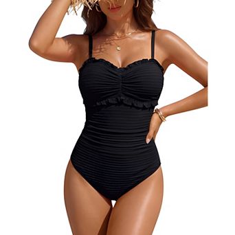 Classic Textured Swim Suit