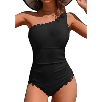 Women’s Stylish Scalloped Swimsuit