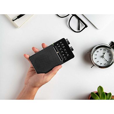 Sangean SR‑36 AM/FM Pocket Radio with Precision Tuning and Enhanced Portability