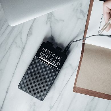 Sangean SR‑36 AM/FM Pocket Radio with Precision Tuning and Enhanced Portability