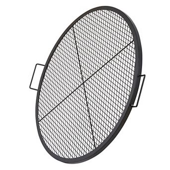 36 Inch Fire Pit Grill Grate Heavy Duty Round Campfire Cooking Grid