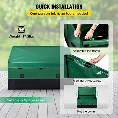 Outdoor Storage Box 230 Gallon Waterproof Patio Deck Box