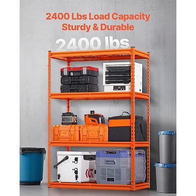 Heavy Duty Garage Shelving 5 Tier Metal Storage Shelf 2000 Lb Capacity