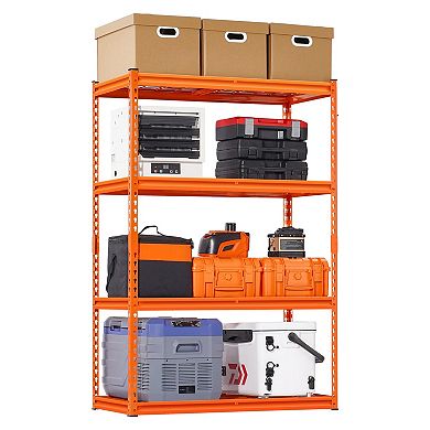 Heavy Duty Garage Shelving 5 Tier Metal Storage Shelf 2000 Lb Capacity
