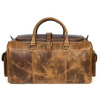 Vortuba Leather Duffle Bag