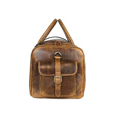Vortuba Leather Duffle Bag