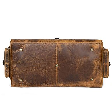 Vortuba Leather Duffle Bag