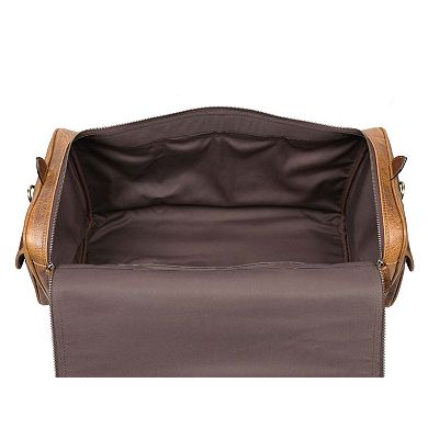 Vortuba Leather Duffle Bag