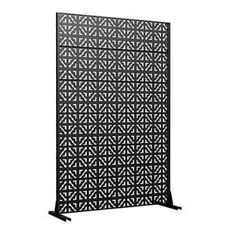 6 ft H x 4 ft W Outdoor Privacy Screens Black Sun Glare Prevention Aesthetic Decoration