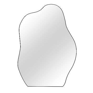 26 in. W x 38 in. H Irregular-shaped Frameless Vanity Wall Mirror