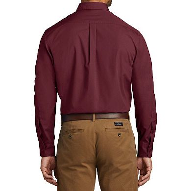 Mafoose Men's Classic Long Sleeve Stain Release Carefree Poplin Woven Shirt