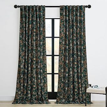 Velvet Curtains 2 Panels, Thermal Insulated, Room Darkening Drapes