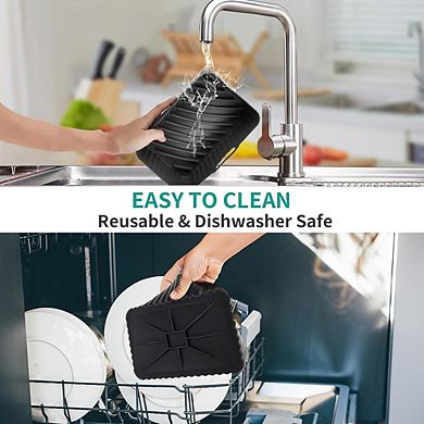 10-Piece Silicone Air Fryer Liners & Racks Set, Reusable, Heat-Resistant