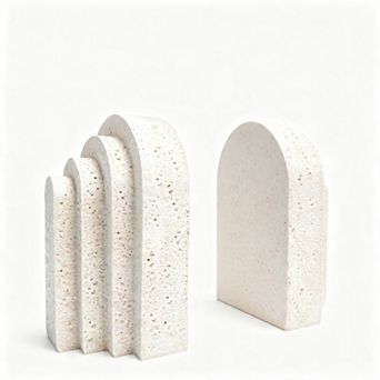 Heavy Resin Arch Bookends For Large Heavy Books