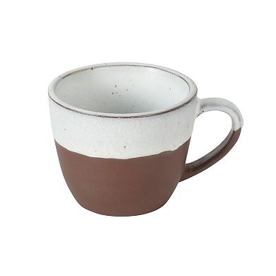 Gibson Elite William Crest 8 Piece Cup and Saucer Set 3.5oz Espresso Cups 5.5 inch Saucers