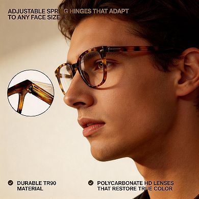 Kaelin Home Unisex Oversized Blue Light Blocking Chunky Frame Eyewear