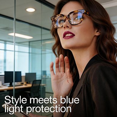 Kaelin Home Unisex Oversized Blue Light Blocking Chunky Frame Eyewear