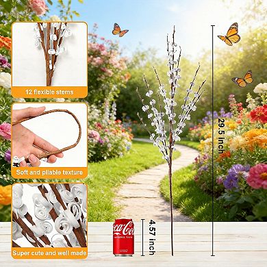 Kaelin Home 5pcs 29.5" Faux Jasmine Artificial Flowers