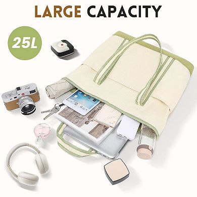 Kaelin Home Large Canvas Tote Bag
