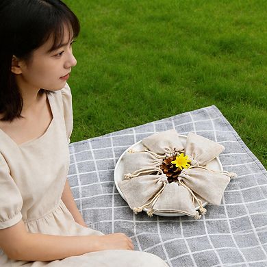 Kaelin Home 50pcs Double Canvas Drawstring Bag