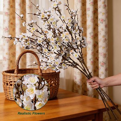 Kaelin Home 6 PCS Artificial Cherry Blossom Branches