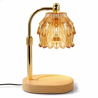 Candle Warmer Lamp with Timer, Electric Wax Melt Warmer with Adjustable Height and Dimmer for Home