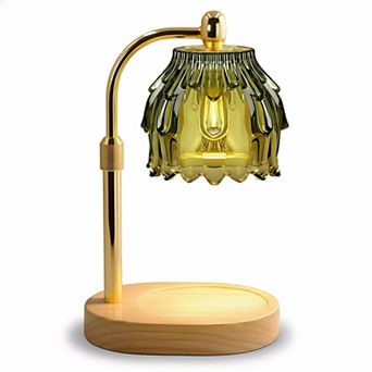Candle Warmer Lamp with Timer, Electric Wax Melt Warmer with Adjustable Height and Dimmer for Home