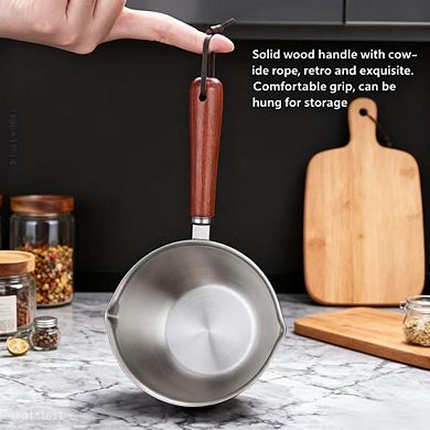 Universal Small Cooking Pot Dual Spout, Heat-Resistant, Multipurpose