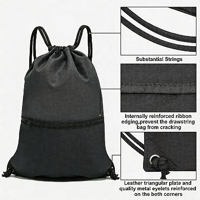 Kaelin Home Drawstring Backpack Bag