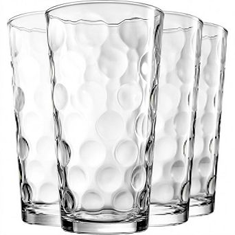 Highball Glass Set, Durable Drinking Cups for Water & Cocktails