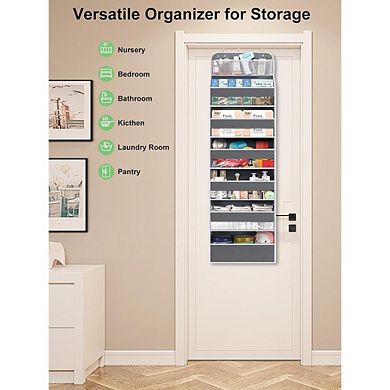 Over Door 7-Tier Heavy Duty Hanging Organizer with 55lb Capacity