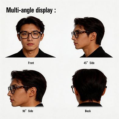 Kaelin Home Unisex Square Frame UV Protection Blue Light Blocking Glasses