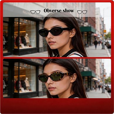 Kaelin Home Retro Oval 90s Vintage Sunglasses for Men Women