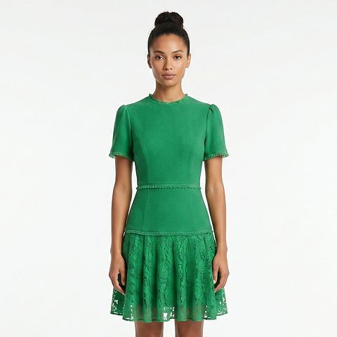 Женские платья Maison Women's Maison Tara Lace Hem Fit & Flare Dress