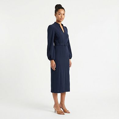 Women's Maison Tara Belted Midi Dress
