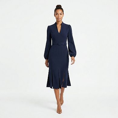 Women's Maison Tara Belted Midi Dress