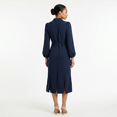 Women's Maison Tara Belted Midi Dress