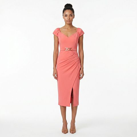 Женские платья Maison Women's Maison Tara Belted Sweetheart Midi Dress