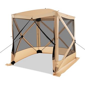 Pop Up Gazebo Canopy Tent with Netting and Carry Bag