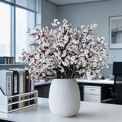 Kaelin Home 8 Bundles White Real Touch Fake Flowers