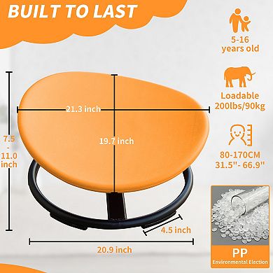 Sensory Swivel Chair for Kids Balance & Coordination Focus Tool, 200lb Capacity