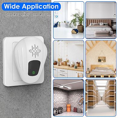 2-Pack Ultrasonic Pest Repeller Plug-In