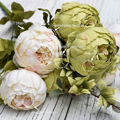 Artificial Peony Bouquets