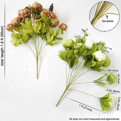 Artificial Peony Bouquets